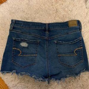 American Eagle High rise cutoff jean shorts